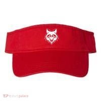 Modern Wolf Face Symbol Visor thumb 0