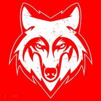 Modern Wolf Face Symbol Visor thumb 3