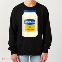 Mayonnaise On Everything Mayo Lover Funny Condiment Fan Women's Sweatshirt thumb 0