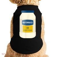 Mayonnaise On Everything Mayo Lover Funny Condiment Fan Doggie Tank thumb 0