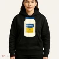Mayonnaise On Everything Mayo Lover Funny Condiment Fan Hoodie thumb 5