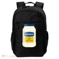 Mayonnaise On Everything Mayo Lover Funny Condiment Fan Backpack thumb 0