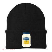 Mayonnaise On Everything Mayo Lover Funny Condiment Fan Beanie thumb 0