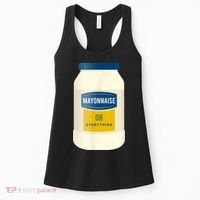 Mayonnaise On Everything Mayo Lover Funny Condiment Fan Women's Tank Top thumb 0