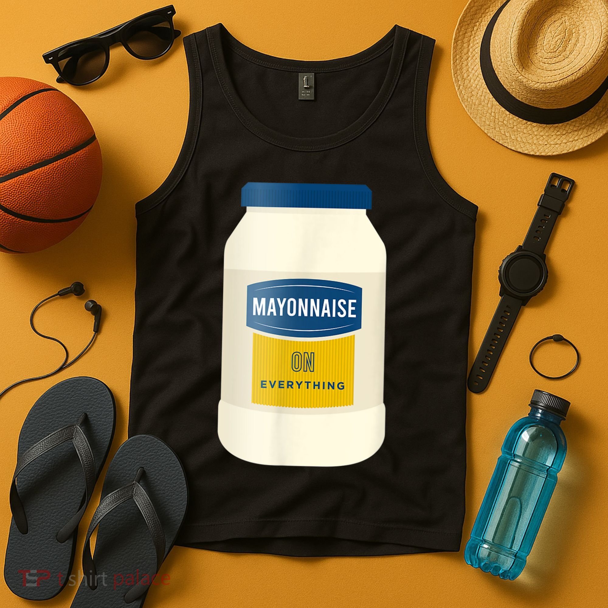 Mayonnaise On Everything Mayo Lover Funny Condiment Fan Tank Top