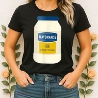 Mayonnaise On Everything Mayo Lover Funny Condiment Fan Women's T-Shirt thumb 2