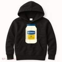 Mayonnaise On Everything Mayo Lover Funny Condiment Fan Kids Hoodie thumb 0