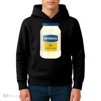 Mayonnaise On Everything Mayo Lover Funny Condiment Fan Kids Hoodie thumb 4