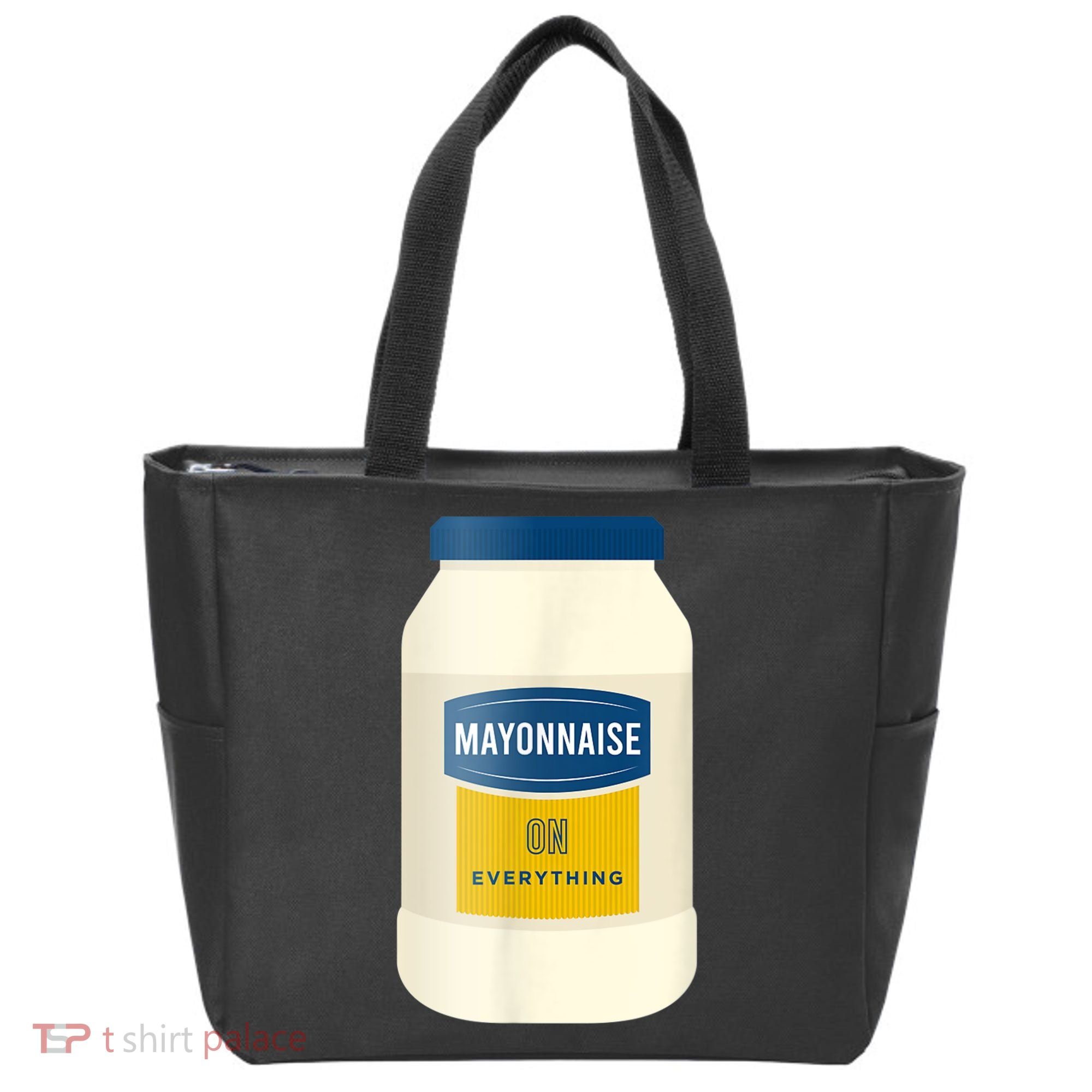 Mayonnaise On Everything Mayo Lover Funny Condiment Fan Tote Bag