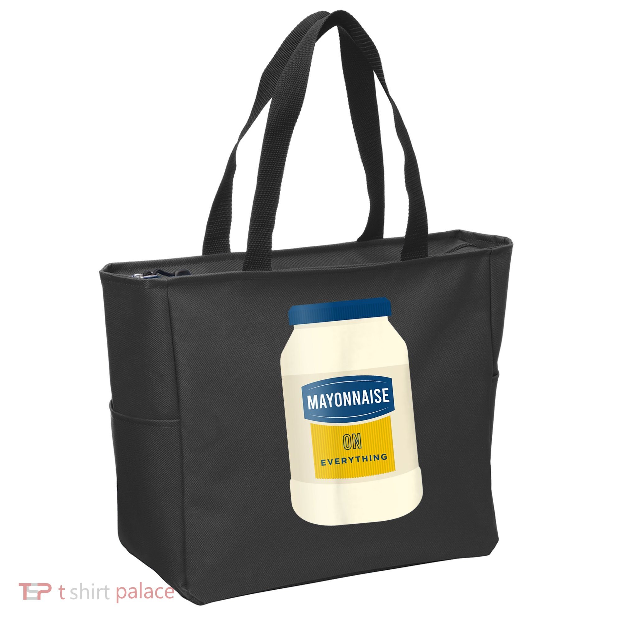 Mayonnaise On Everything Mayo Lover Funny Condiment Fan Tote Bag