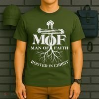 MOF Man of Faith Rooted In Christ T-Shirt thumb 6
