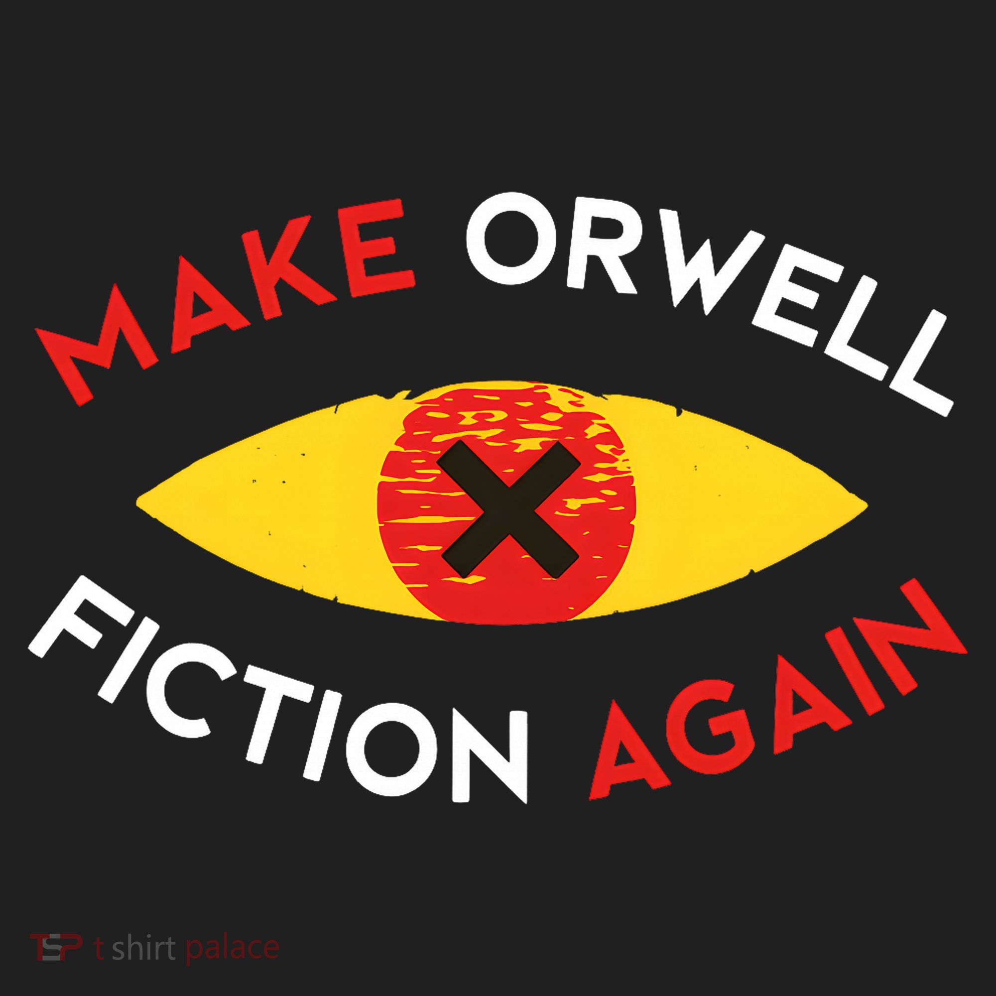 Make Orwell Fiction Again Eye Reading Books Women's Sweatshirt