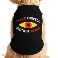 Make Orwell Fiction Again Eye Reading Books Doggie Tank thumb 0