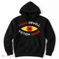 Make Orwell Fiction Again Eye Reading Books Hoodie thumb 0