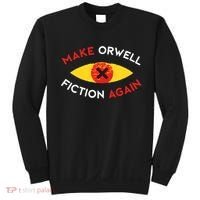 Make Orwell Fiction Again Eye Reading Books Sweatshirt thumb 0