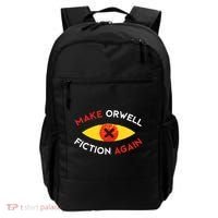Make Orwell Fiction Again Eye Reading Books Backpack thumb 0