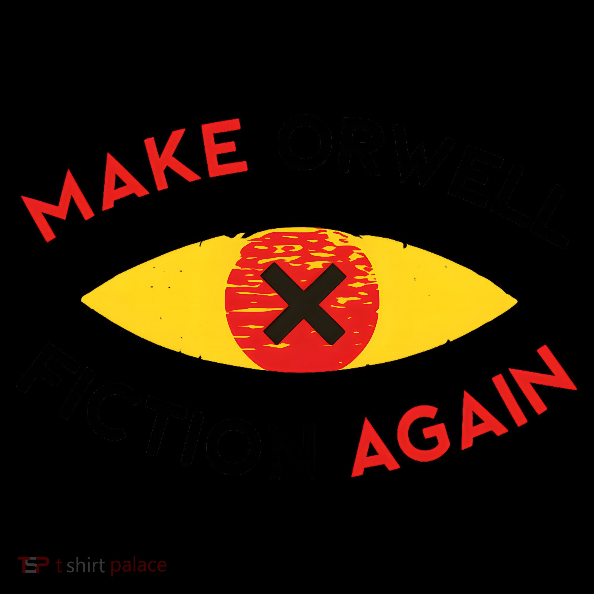 Make Orwell Fiction Again Eye Reading Books Coffee Mug