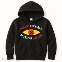Make Orwell Fiction Again Eye Reading Books Kids Hoodie thumb 0