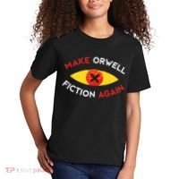 Make Orwell Fiction Again Eye Reading Books Kids T-Shirt thumb 2
