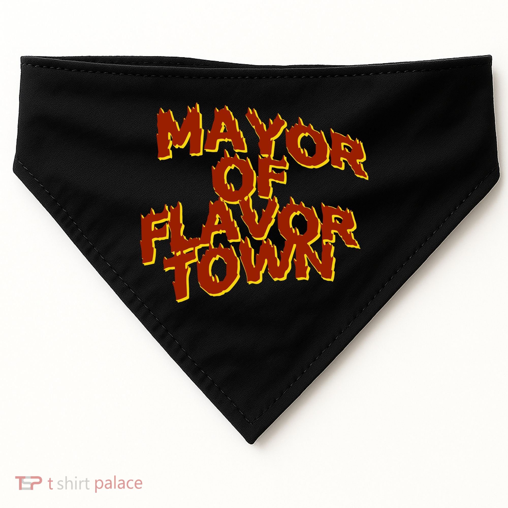 Mayor Of Flavor Town USA-Made Doggie Bandana