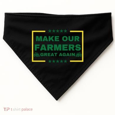 Make Our Farmers Great Again USA-Made Doggie Bandana