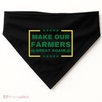 Make Our Farmers Great Again USA-Made Doggie Bandana thumb 0