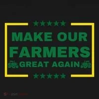 Make Our Farmers Great Again Bucket Hat thumb 4