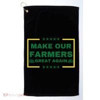 Make Our Farmers Great Again Golf Towel thumb 0