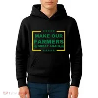 Make Our Farmers Great Again Kids Hoodie thumb 4