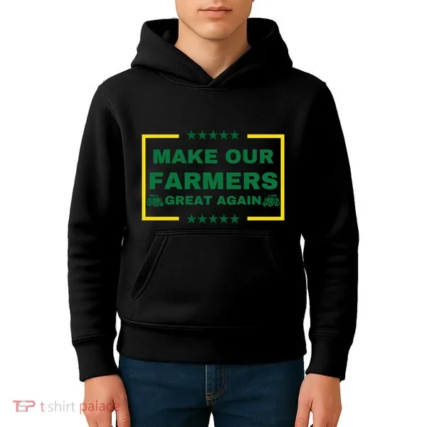 Make Our Farmers Great Again Kids Hoodie