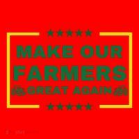 Make Our Farmers Great Again Santa Hat thumb 1