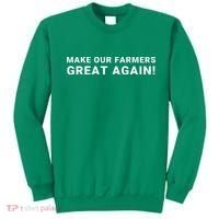 Make Our Farmers Great Again Save America Support Our Local Farmers Farming Sweatshirt thumb 0