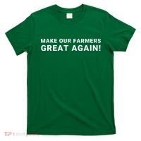 Make Our Farmers Great Again Save America Support Our Local Farmers Farming T-Shirt thumb 0