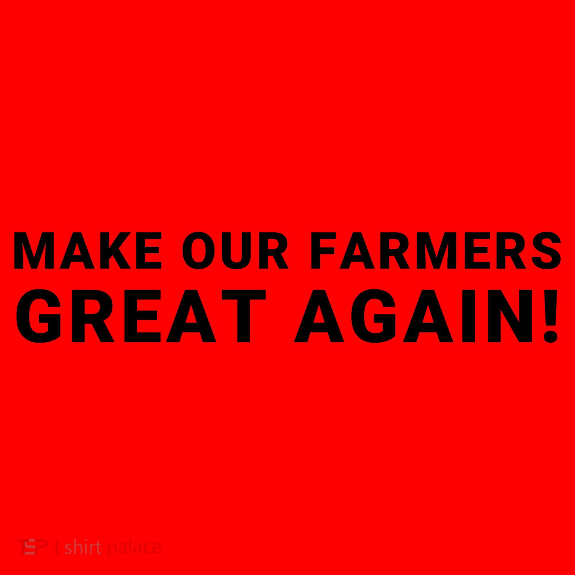 Make Our Farmers Great Again Save America Support Our Local Farmers Farming Santa Hat