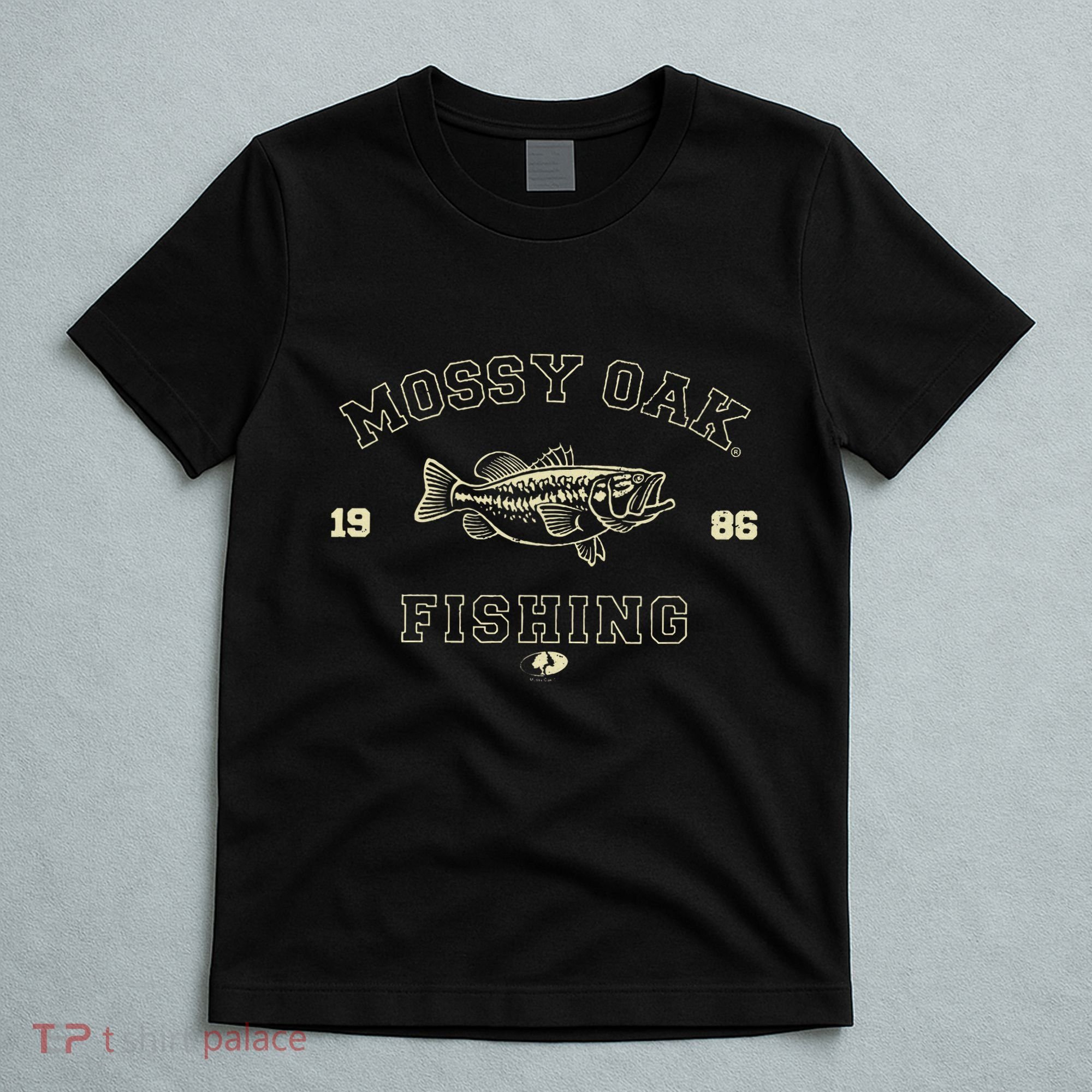 Mossy Oak Fishing 1986 Built For The Bite Fish T-Shirt