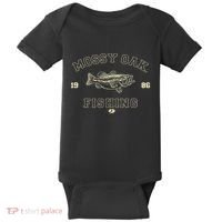 Mossy Oak Fishing 1986 Built For The Bite Fish Baby Bodysuit thumb 0