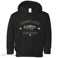 Mossy Oak Fishing 1986 Built For The Bite Fish Toddler Hoodie thumb 0