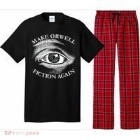 Make Orwell Fiction Again Libertarian Orwellian 1984 Orwell Pajama Set thumb 0