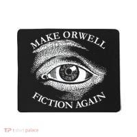 Make Orwell Fiction Again Libertarian Orwellian 1984 Orwell Mousepad thumb 0