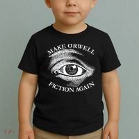 Make Orwell Fiction Again Libertarian Orwellian 1984 Orwell Toddler T-Shirt thumb 2