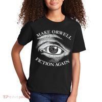Make Orwell Fiction Again Libertarian Orwellian 1984 Orwell Kids T-Shirt thumb 2