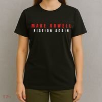 Make Orwell Fiction Again Trump T-Shirt thumb 4