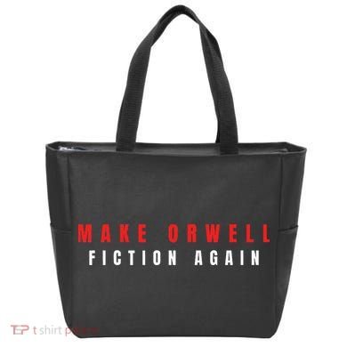 Make Orwell Fiction Again Trump Tote Bag