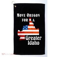 Move Oregon For A Greater Idaho Golf Towel thumb 0