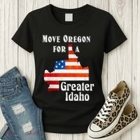 Move Oregon For A Greater Idaho Women's T-Shirt thumb 3