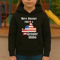 Move Oregon For A Greater Idaho Kids Hoodie thumb 3