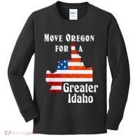 Move Oregon For A Greater Idaho Kids Long Sleeve Shirt thumb 0