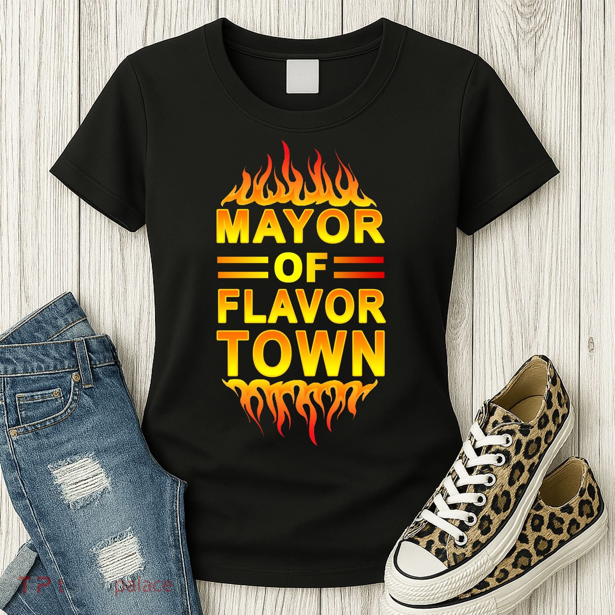 Mayor Of Flavor Town Women's T-Shirt