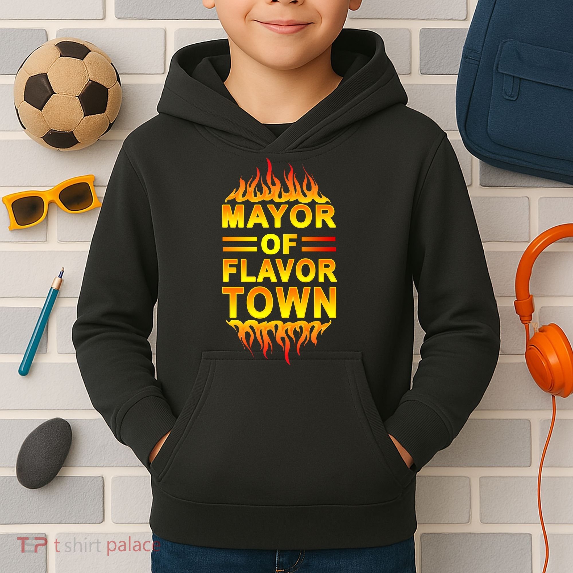 Mayor Of Flavor Town Kids Hoodie