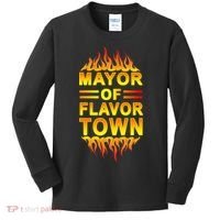 Mayor Of Flavor Town Kids Long Sleeve Shirt thumb 0